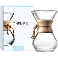 photo Chemex - 6 Cup Coffee Maker for American Coffee in Glass with Anti-Burn Handle + 100 Filters 4